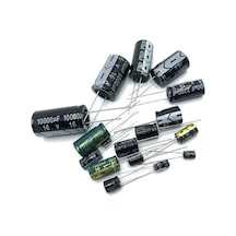 Elektrolitik Kondansatör Kapasitör 16V 10uF 5x11mm 105° x 1 adet