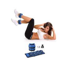 Spor Byfit 1,5 Kg x 2 Adet El veya Ayak Bileği Ağırlığı mavi