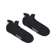 Bad Bear Bear Ankle Siyah Logo Baskılı Unisex Çorap Siyah