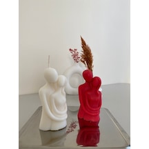 Bernami Mumluk Şamdanpinterest %100 El Yapımı Soya Wax 2 Li Sevgili Mumu Diğer