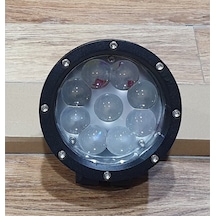 Ducki 5.5Inc (14Cm) 4D Led 45W Spot (Delici) Siyah