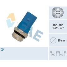 FAE 38391 Fan Müşürü VW 95-102C Passat,A4,A6