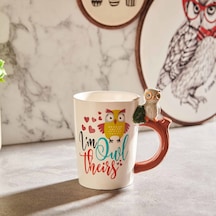 Benantee Baykuş Figürlü Kupa - 730 Ml Renkli