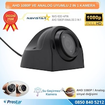 Ahd 1080p Ve Analog Pal Çevirilebilir 4 Pin Gece Görüşlü Yan, Ön