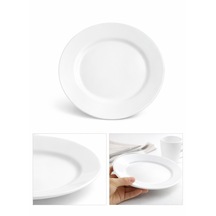 Melamin Servis Tabağı 26 Cm Beyaz - Yemek Tabağı Beyaz
