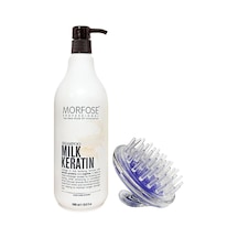 Morfose Keratin Sütü Şampuan 1 L + Saç Bakım Fırçası