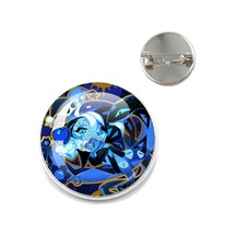 Oyun Kurabiyeleri Krallık Hayvan Kurabiyeleri Gölge Süt Kurabiyeleri Cam Rozet El Yapımı 25mm 7 25mm Çok Renkli