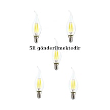 E 14 Duy Uyumlu Ampull Ct-4064 5li Gönderilmektedir Beyaz