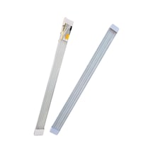Cata Ct-2479 Led Bant Armatür, Kristal, 120w, 120cm, 4 Sıra Led, Yatay Montaj Şeffaf/amber