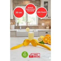 Limon Sıkacağı Portakal Narenciye Sıkacak Pratik Pres Plastik Sarı Plastik Diğer