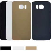 Samsung Galaxy S6 G920f İle Uyumlu Arka Pil Kapak Altın