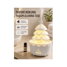 250 Ml Şans Ağacı Hava Nemlendirici Çok Renkli Işıklı Aroma Cihazı Tek Renk Tek Renk