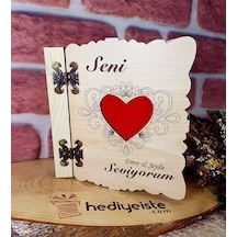 Kişiye Özel Seni Seviyorum Defter