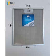 Beko Uyumlu: Adp61420b 253x300 Mm Aspiratör & Davlumbaz Tel Yağ Filtresi Model: 11013941 - 4055081220 9197062495 25,3x30 Cm