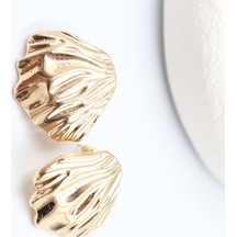 Gold Çelik Küpe 2,5 Cm Çok Renkli 42659114