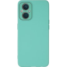 Newface - 49 - Oppo Reno 7 Lite Kılıf Lansman Glass Kapak - Csmo-tex - - Turkuaz