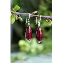 Stoneage Jewellery Küpe Gümüş Ceyt Doğal Taş Gümüş