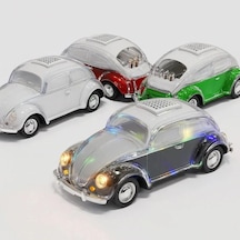 Led Işıklı Vosvos Bluetooth Hoparlör Ws-1937bt Mini Retro Speaker
