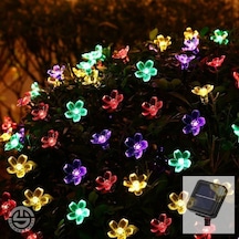 Solar Çiçekli Rgb Dekorasyon Lambası