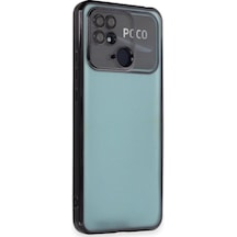 Xiaomi Redmi 10c Kılıf Razer Lensli Silikon - Siyah Diğer
