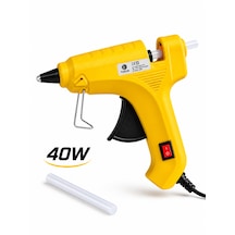 40w Silikon Tabancası Hızlı Isınan, 7 Mm Uyumlu 1 Adet Silikon Dahil