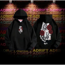 Iskambil Muşta Tasarım Baskılı Kapüşonlu Sweatshirt Hoodie