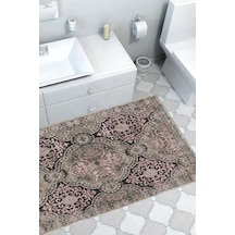 Dekoreko Kaymaz Taban Djt Banyo Halısı Trend Modern 659m pudra