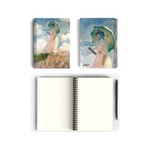 Claude Monet/woman With A Parasol, 1886 Spiralli Defter 11 A5 Çizgisiz 100 Sayfa Sanat