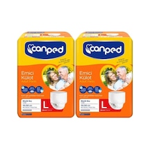 Canped Emici Külot Hasta Bezi Büyük Boy Large 120 Adet Eko Paket Tek Ebat