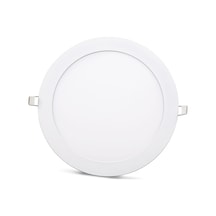 Noas 18w Sıva Altı Yuvarlak Slım Led Panel Gün Işığı Beyaz