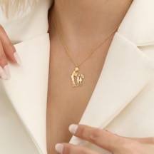 925 Ayar Gümüş Anne Kızı ve Oğlu Kolye