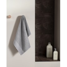 Madame Coco Analisa %100 Pamuk Yüz Havlusu - Gri - 50x70 Cm 8684427221891 Gri