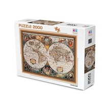 - 17th Centruy World Map 2000 Parça Puzzle