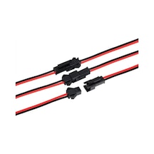 3 Adet 2 Pin Sm Jst 2p Kablolu Konnektor Dişi Erkek Takım 20cm