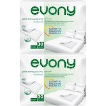Evony Hasta Yatak Koruyucu 60*90Cm 60 Adet (2PK*30) (Kaymaz Özell