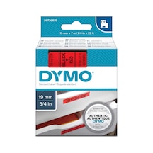 Dymo D1 Şerit 19 Mmx7mt Kırmızı/ Siyah 45807 Diğer