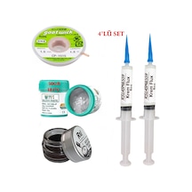 Best Krem Lehim 183 C 50gr Havya Uc Temizleyici Flux Lehim Toplama Cp-1515 Lehim Emme Teli Seti02