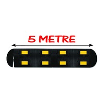 Trafik Kasis Kauçuk Yol Kasisi Hız Kesici Tümsek Kauçuk Şaseli Kasis 5 Metre 50x40 Cm