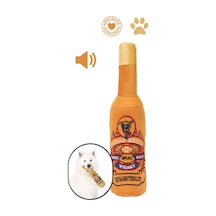 Sesli Köpek Oyuncağı Köpek Şişe Oyuncak Hışırdayan Köpek Eğitim Oyuncağı Peluş Isırma Oyuncağı