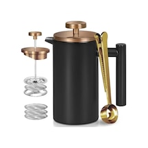 Wondernest Yalıtımlı Siyah Pres Makinesi Kahve Jialan Fransız Duvar Çift Hi Siyah