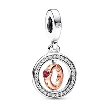 Fubena Rose Döner Halka Sallantılı Charm