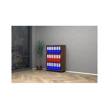 Raflı Ofis Dosya Dolabı 80x35x115h Erik Çok Renkli
