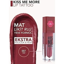 Kiss Me More Yüksek Pigmentli & Mat Bitişli Nemlendirici Likit Ruj 0