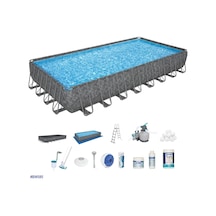 Bestway Apx 365 561kj Dikdörtgen Prefabrik Havuz Seti 9,56 M X 4,88 M X 1,32 M Bw585