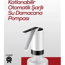 Ers Akıllı Şarjlı Damacana Pompası Tek Tuşla Su Dolum Çok Renkli
