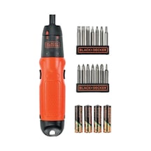 Black+Decker A7073-XJ Pilli Vidalama + 19 Parça Aksesuar Seti