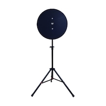 Tripod Ayaklı Dart Arkalık Stand Seti Lacivert Kaplama
