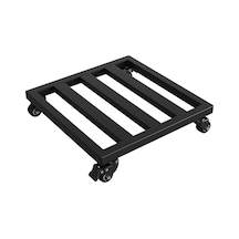 Tr Çıkarılabilir Tekerlekli Sağlam Metal Bitki Standı - Saksılar, Akvaryumlar Ve Büyük Bitkiler İçin 35 X 35 Cm Diğer