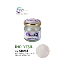 Sedefli Metalik Toz Pigment Boya / Inci Yeşil / Epoksi Için