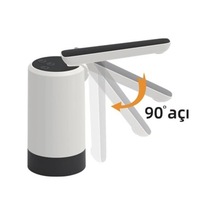 Mey İthalat Damacana Üstü Akıllı Su Pompası 3 Damacana Kullanım 4w Güç Micro Usb Şarjlı Katlanabilir & Taşınabilir